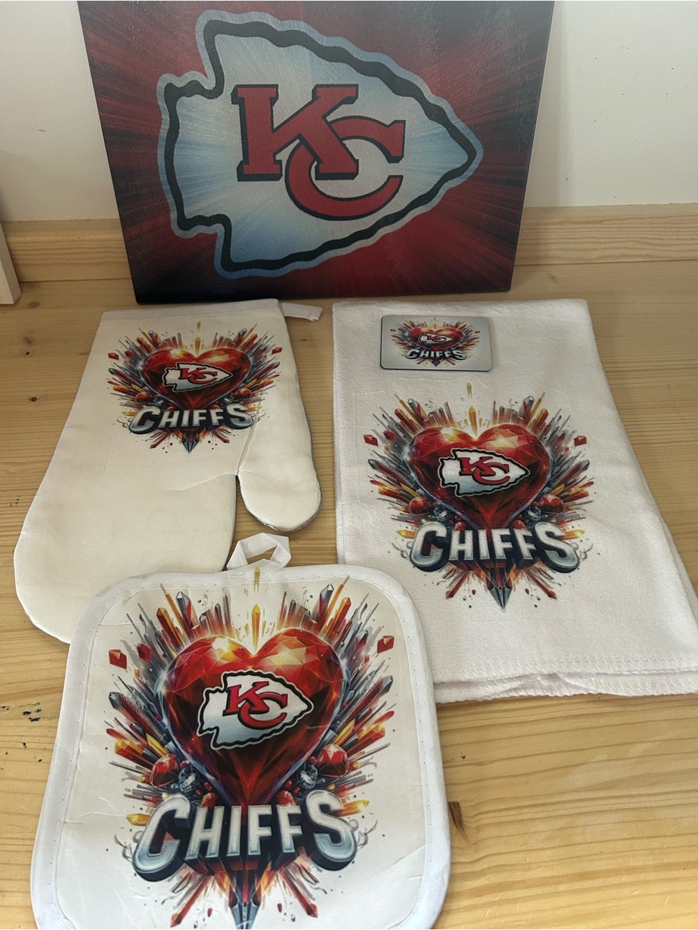 Kansas City Chiefs Kitchen 5 piece set